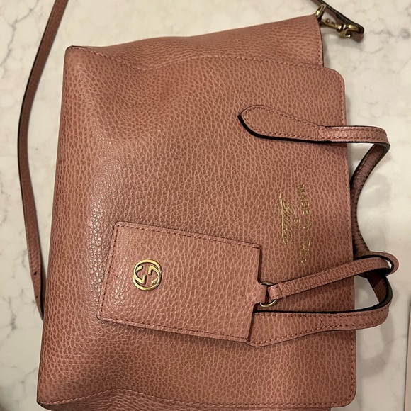 GUCCI Swing Pink Mini Tote Crossbody - Picture 3 of 14